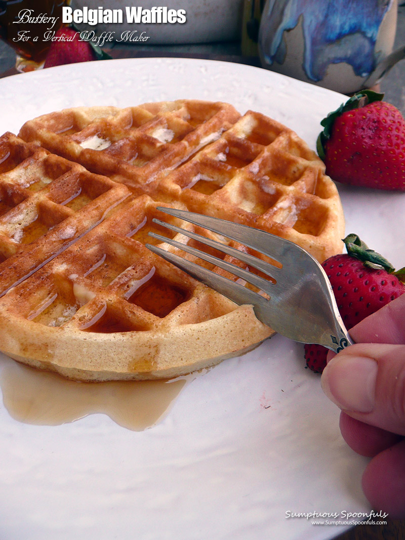 Waffle Recipe from Scratch and the Bella Ceramic Belgian Waffle Maker 