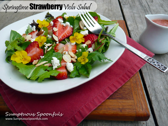 Mixed Greens Strawberry Salad - California Strawberry Commission