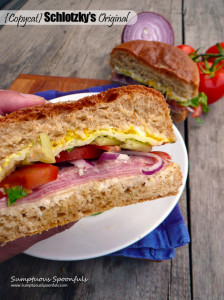 Copycat Schlotzky's Original Sandwich Recipe ~ Sumptuous Spoonfuls #sandwich #recipe