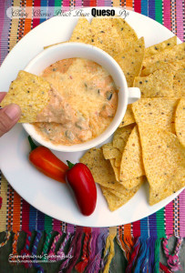 Cheesy Chorizo Black Bean Queso Dip | Sumptuous Spoonfuls