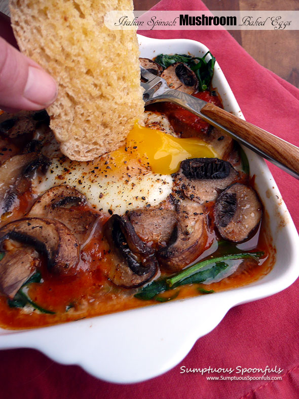 Eggs, Spinach and Mushrooms Skillet - Manila Spoon