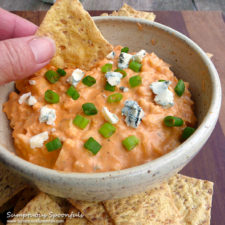 Buffalo Blue Cheese Cauliflower Dip | Sumptuous Spoonfuls