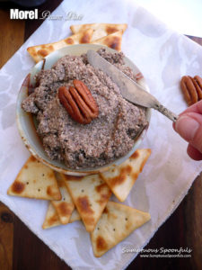 Morel Pecan Pate & Weekly Tasting Review ~ Sumptuous Spoonfuls #vegan #mushroom #pate #recipe