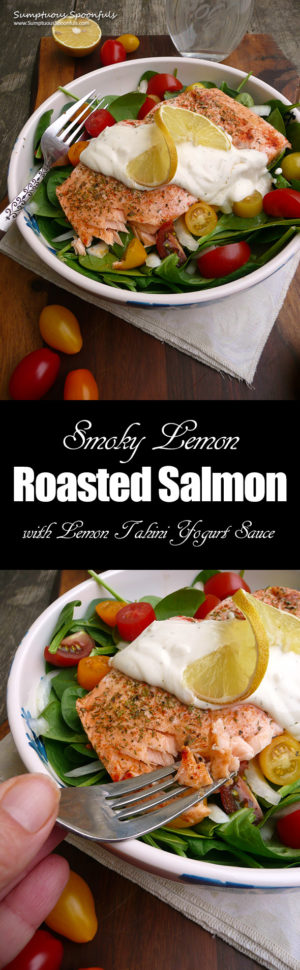 Smoky Lemon Roasted Salmon | Sumptuous Spoonfuls