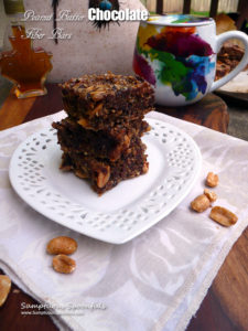 Peanut Butter Chocolate Fiber Bars ~ Make your own fiber bars at home! How can you go wrong with peanut butter and chocolate?