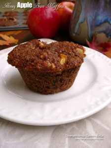 Honey Apple Bran Muffins ~ a bran muffin you'll actually LOVE!