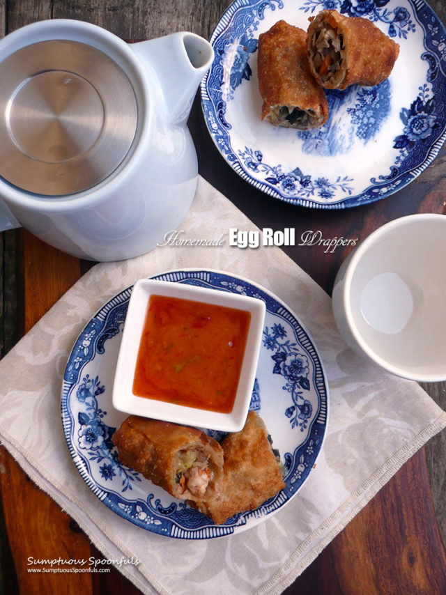 Homemade Egg Roll Wrappers