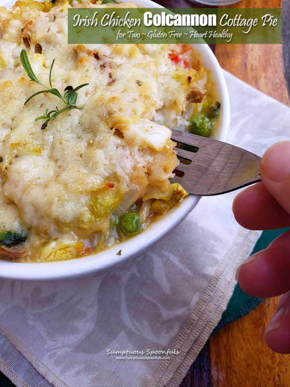 Irish Chicken Colcannon Cottage Pie for Two