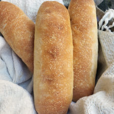 Sourdough Sandwich Rolls [Sourdough Hoagie Rolls] - The Pantry Mama
