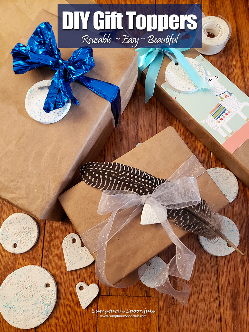 Holiday Favor Tags - Handmade Christmas Gift Wrap Tag Set - String