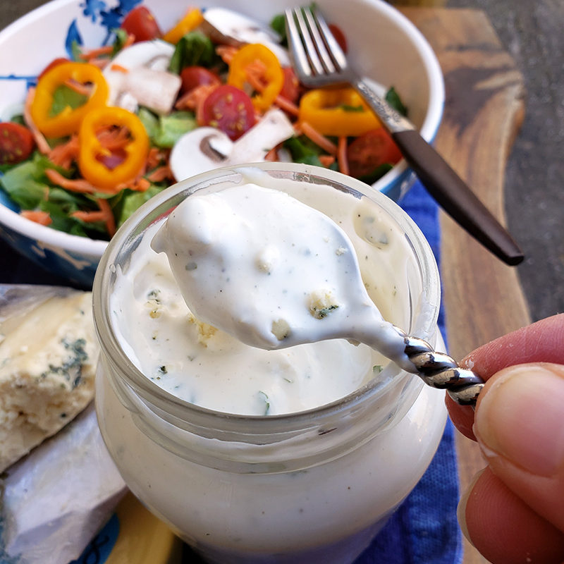 Buttermilk Blue Cheese Dressing | Sumptuous Spoonfuls