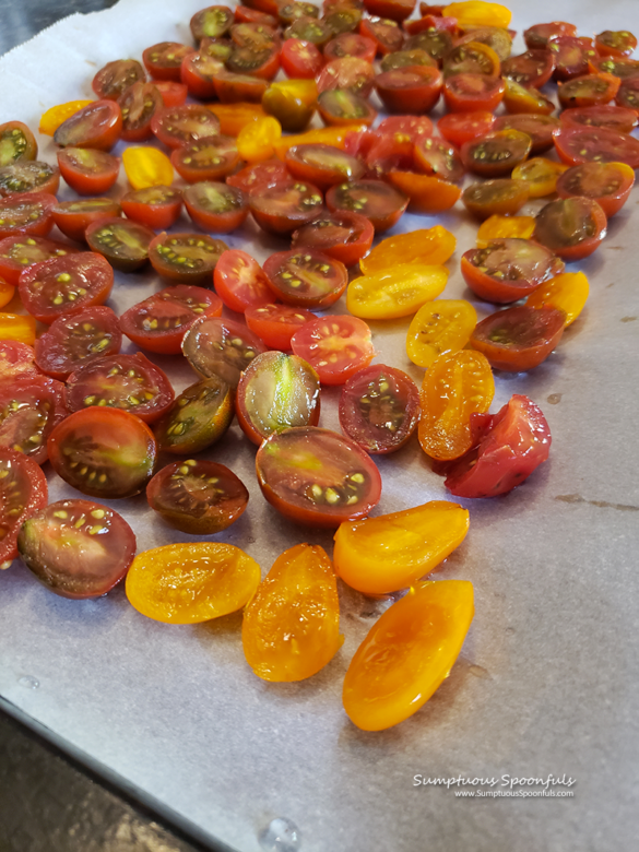 How To Make Sun Dried Tomatoes In Your Oven Sumptuous Spoonfuls   Tomatoes For Drying 585x780 